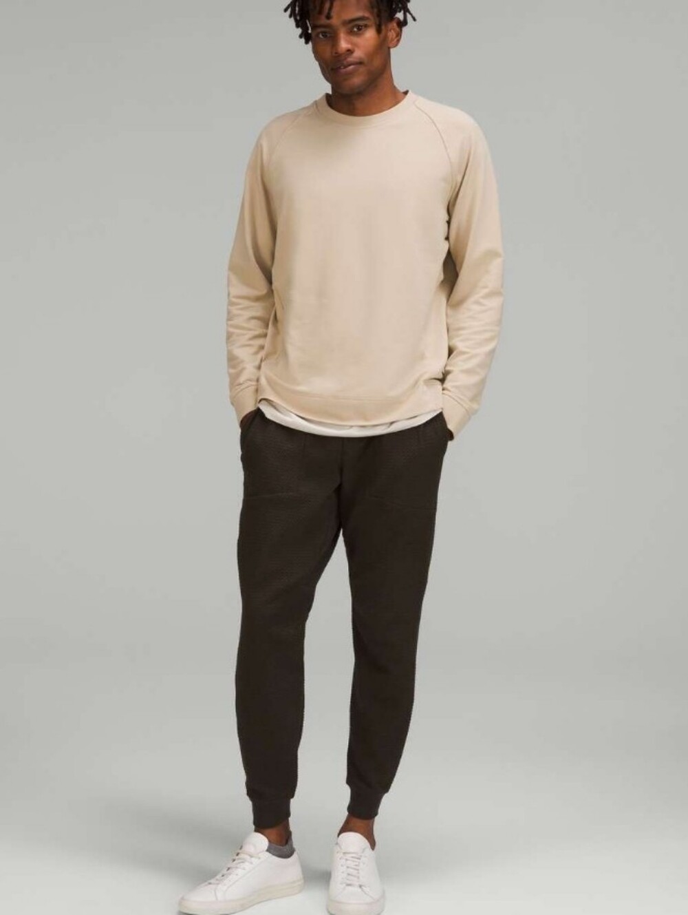 Lululemon Men's At Ease Training Jogger In Dark Gray.